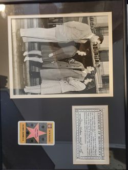 Clark Gable And Friends Certificate Of Authenticity Picture