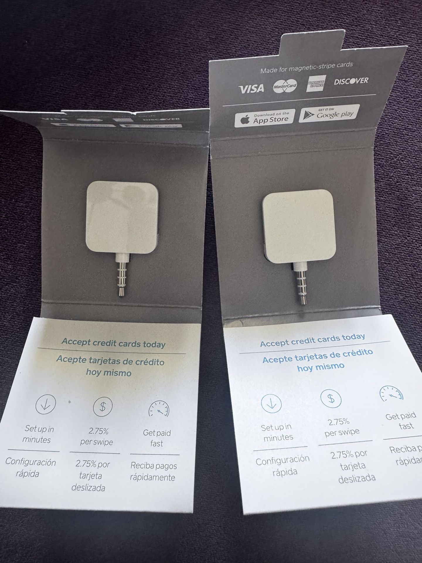 2 Pack square Reader