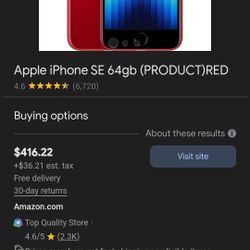 Like New I PHONE SE