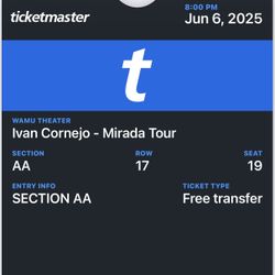 2 Ivan Cornejo Tickets $250 For Both 