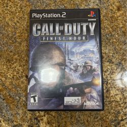 Call of Duty: Finest Hour (Sony PlayStation 2 PS2, 2004)