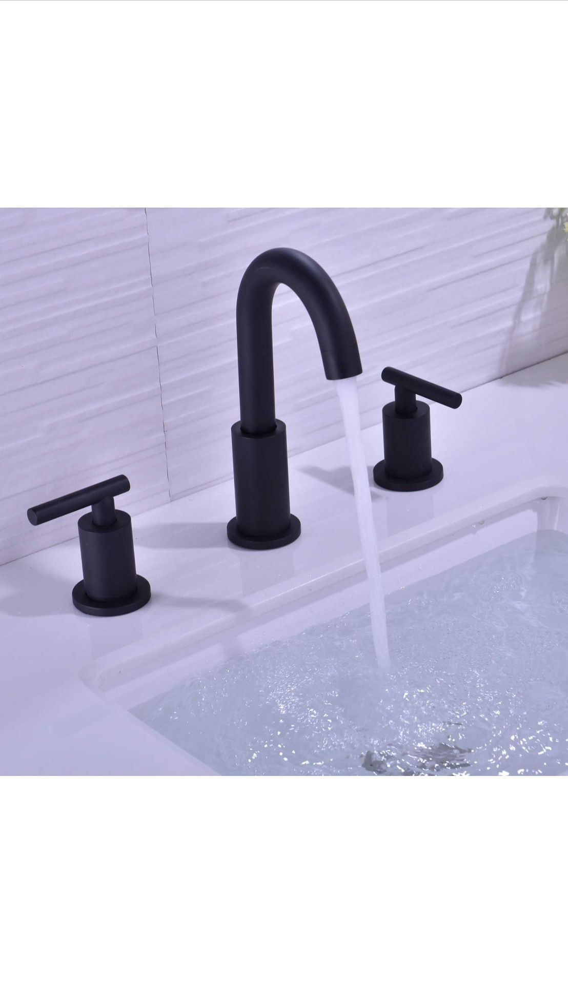 TRUSTMI 2-Handle 8 inch Widespread Bathroom Sink Faucet