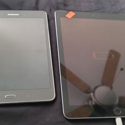 Galaxy Tab A Google Locked  AND IPAD 6 Gen Icloud Locked Selling AS-IS CHEAP PARTS ONLY  Pls $40 Each S