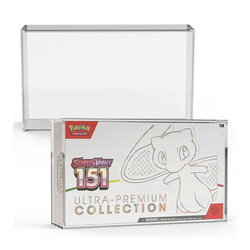 Acrylic Display Case for Pokemon 151 Ultra Premium Collection Box UPC UV PROTECT