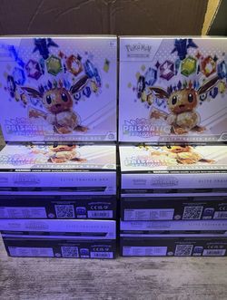 6X Prismatic Evolutions Elite Trainer Box Pokemon