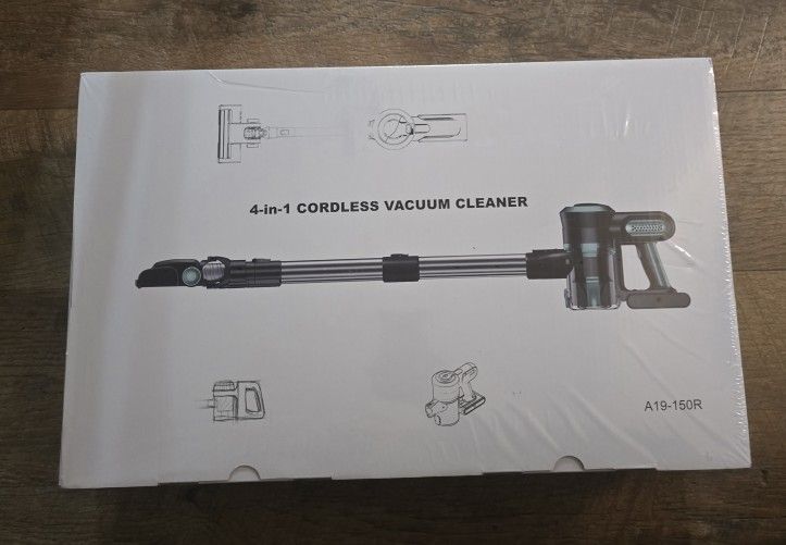 Cordless Vacuum Cleaner, 25Kpa Handheld Vacuums, 4 in 1 Vacuum Cleaner with 35 Mins Runtime Detachable Battery for Carpet and Hard Floor Pet Hair