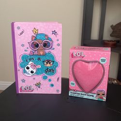 LOL Bath Bomb And Note Book