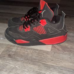 Jordan red thunders size 2