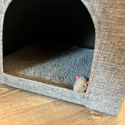 Cozy Pet Bed w/ Toy