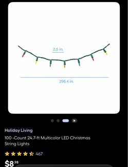 LED Christmas string lights-6 pack