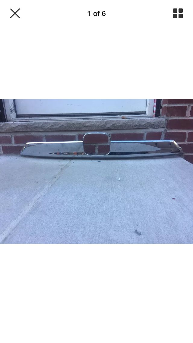 2018 honda accord oem parts Upper Grill Molding 4 Doors 71122TVAAZZ10M1