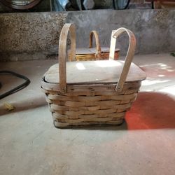 Antique Picnic Basket