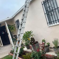 Excellent Condition Aluminum Extension Ladders