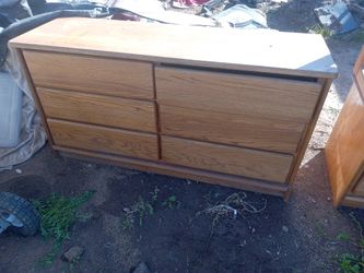 Solid Oak Dresser
