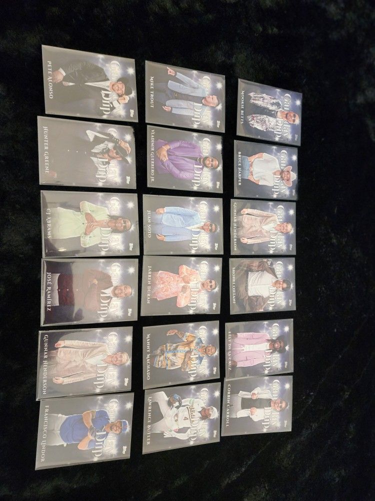 18 2025 Topps Gameday Drip Cards
