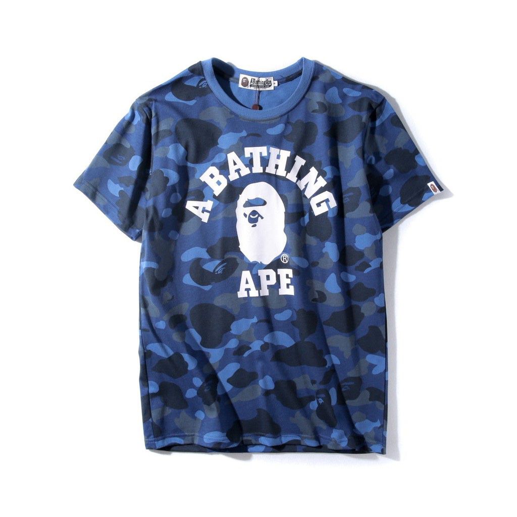 Men’s Blue Camo A Bathing Ape T-shirt