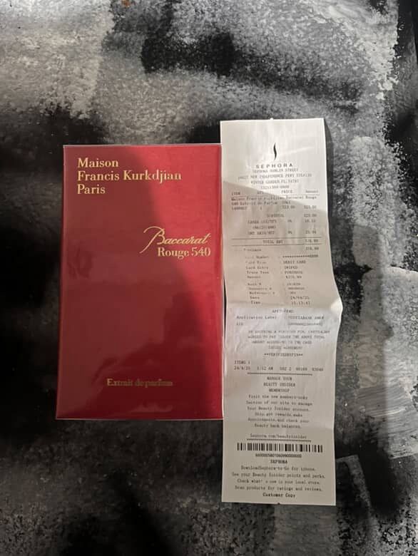 Francis Kurkdjan Baccarat Rouge 540 Eau de Parfum 2.4 fl oz (70 Ml) Spray New