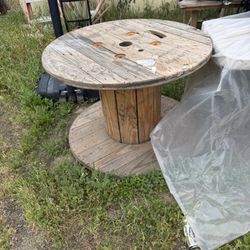 Wooden Wire Spools 