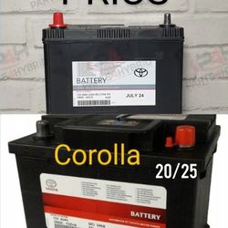Auxiliary Batteries; Mercedes,Prius,Corolla