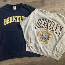 Vintage California Berkeley College L Sweater University Pullover Crewneck 90s