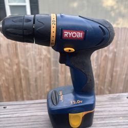 Ryobi 12.0v Drill 