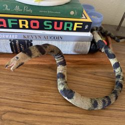 Vintage 90s San Diego zoo Wire Bendable Plushie Snake 
