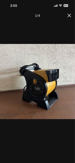 One 3-Speed Pivoting Adjustable Lasko Indoor Pro-Performance High-Velocity Utility Fan