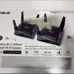 ASUS AX6100 WIFI 6 GAMING MESH ROUTER.