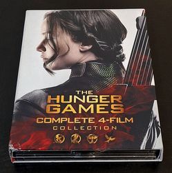 THE HUNGER GAMES COMPLETE 4-FILM COLLECTION DVD BOX SET