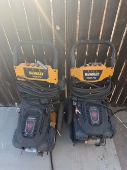 DeWalt pressure washers