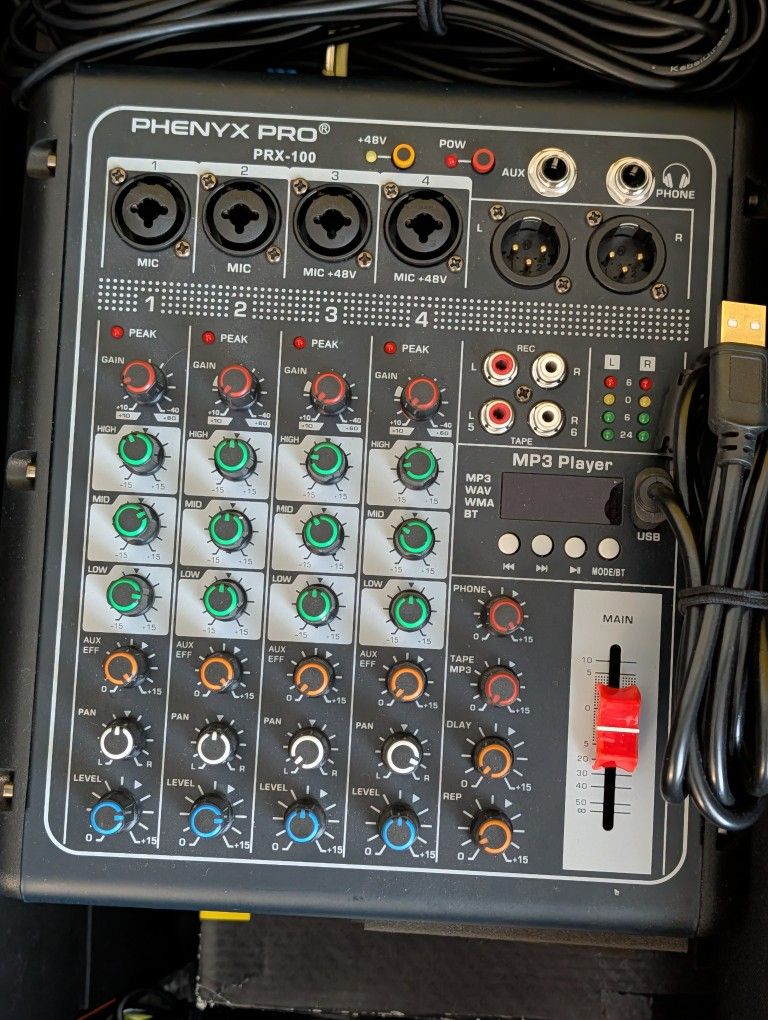 Phenyx Pro PRX 100 Music & Audio Mixer