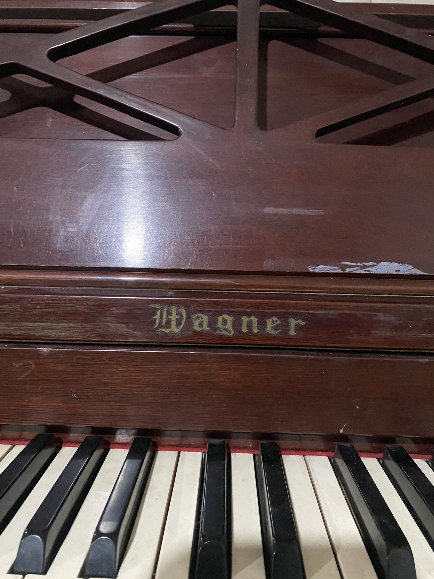 Wagner Piano With Seat