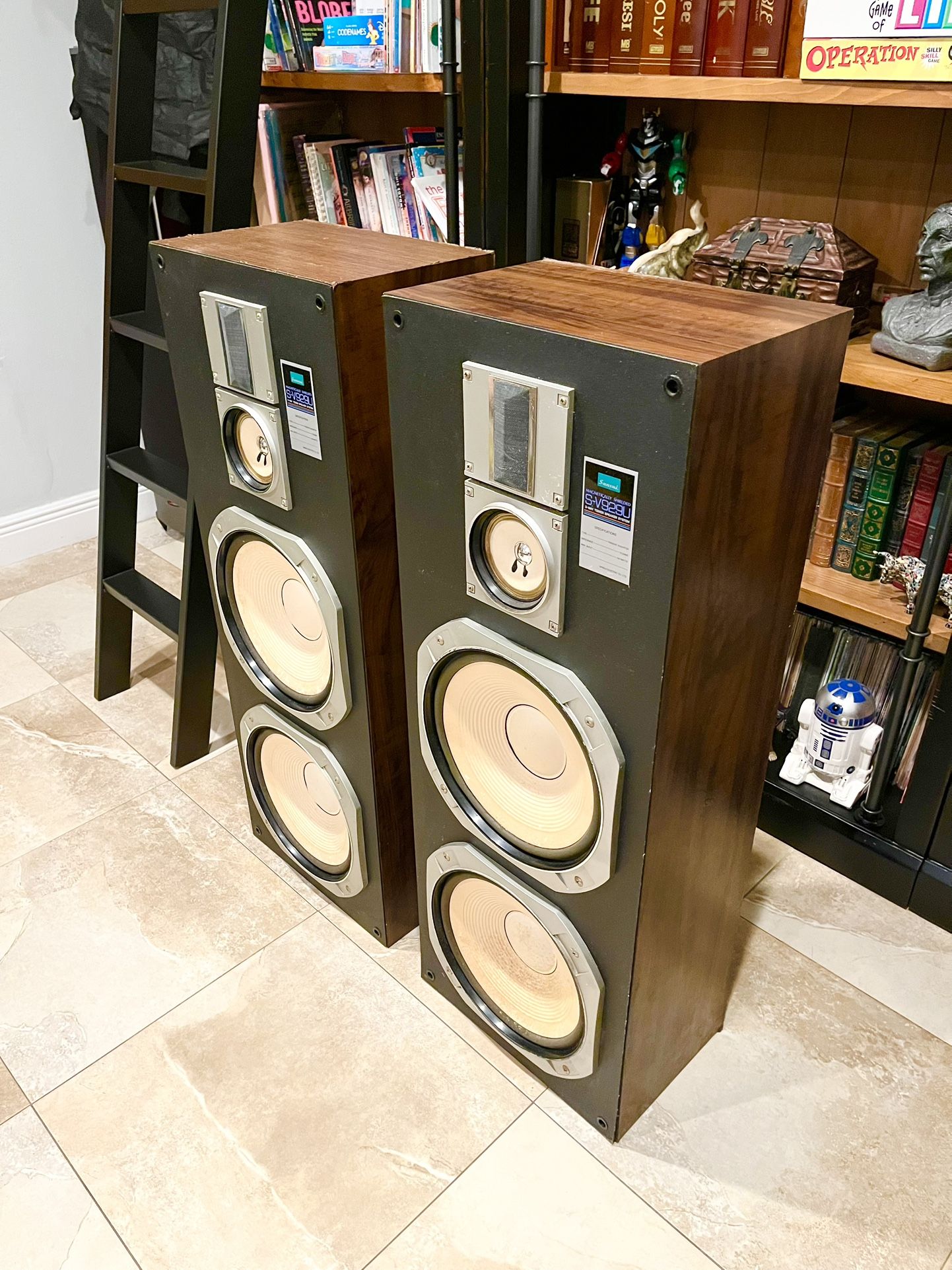 (2) 1980’s Sansui Dual 12” 🔈 3-way Audiophile Speakers