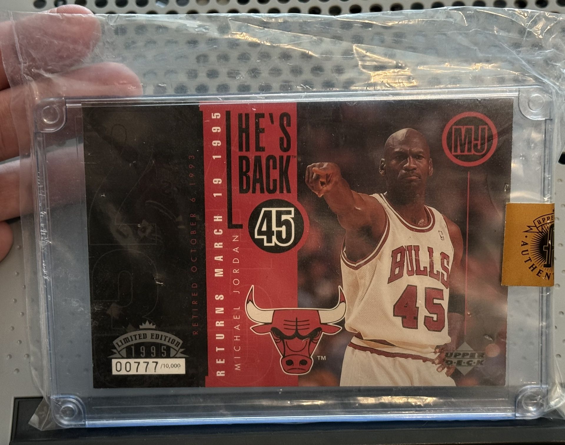 Michael Jordan 1995 Upper Deck Rare Air Sealed Factory Set “He's