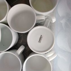 Crate And Barrel Coffee Cup And Saucer. 10 Sets 