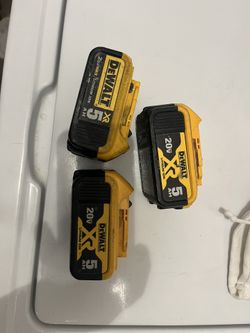 Dewalt Batteries 4, 5 Amp