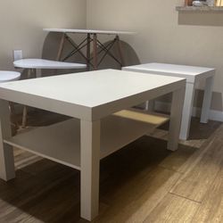 Set Of White Tables 