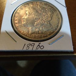 BEAUTIFUL 1896 O MORGAN SILVER DOLLAR. 