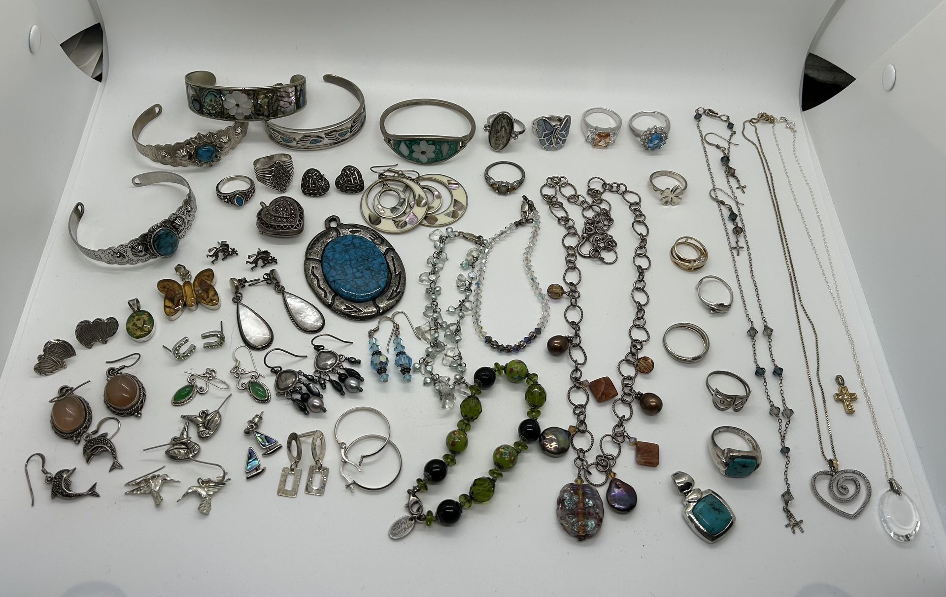 Silver Jewelry Lot.