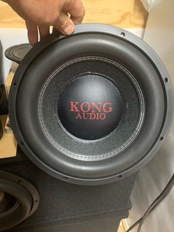 New 12" Kong Audio 2000w Max Power Subwoofer $150 Each