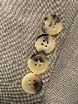 HUGO BOSS 2 Piece Suit Tan/Taupe Pasolini Movie 42 R* Made in USA