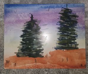 Set of 5 Watercolor & Abstract Home Decor Prints Lot
