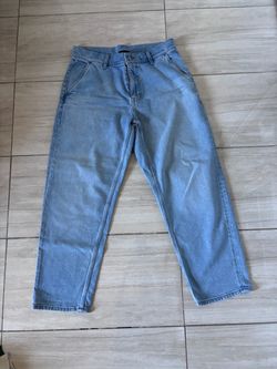 Light Wash Relaxed Fit Denim Jeans