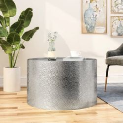 Silver Coffee And End Table Set