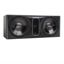 2 12s PowerBass Subwoofers w/ AMP
