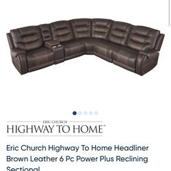 Leather 7pc Couch 