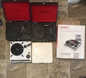 Vintage Record Player Bundle