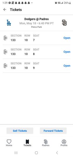 Padres vs Dodgers