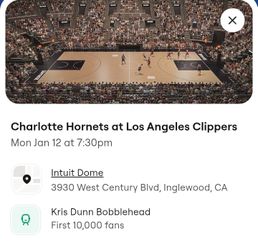 Charlotte Hornets at Los Angeles Clippers
