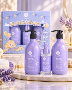 Luseta Biotin & Collagen Shampoo, Conditioner & Serum Set